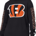 Футболка Cincinnati Bengals Starter Black Clutch Hit II Long-Sleeve