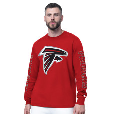 Футболка Atlanta Falcons Starter Red Clutch Hit II Long-Sleeve