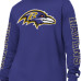 Футболка Baltimore Ravens Starter Purple Clutch Hit II Long-Sleeve