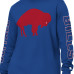 Футболка Buffalo Bills Starter Royal Clutch Hit II Vintage Logo Long-Sleeve