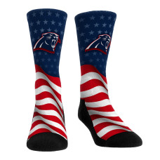 Носки Unisex Carolina Panthers Rock Em Patriotic Flag Crew Носки Unisex Carolina Panthers Rock Em Patriotic Flag Crew