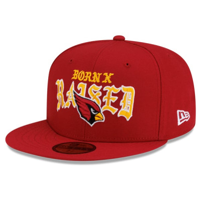 Бейсболка Arizona Cardinals New Era x Born x Raised 59FIFTY - Cardinal
