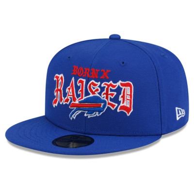 Бейсболка Buffalo Bills New Era x Born x Raised 59FIFTY - Royal