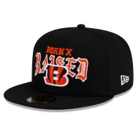 Бейсболка Cincinnati Bengals New Era x Born x Raised 59FIFTY - Black