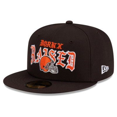 Бейсболка Cleveland Browns New Era x Born x Raised 59FIFTY - Dark Brown