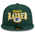 Бейсболка Green Bay Packers New Era x Born x Raised 59FIFTY - Green