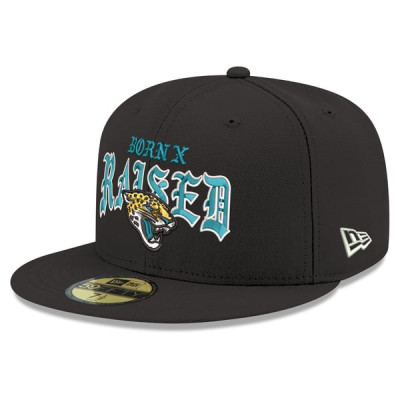 Бейсболка Jacksonville Jaguars New Era x Born x Raised 59FIFTY - Black