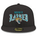 Бейсболка Jacksonville Jaguars New Era x Born x Raised 59FIFTY - Black
