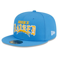 Бейсболка Los Angeles Chargers New Era x Born x Raised 59FIFTY - Powder Blue