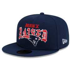 Бейсболка New England Patriots New Era x Born x Raised 59FIFTY - Navy
