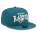 Бейсболка Philadelphia Eagles New Era x Born x Raised 59FIFTY - Midnight Green