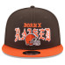 Бейсболка Cleveland Browns New Era x Born x Raised 9FIFTY - Brown/Orange