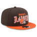 Бейсболка Cleveland Browns New Era x Born x Raised 9FIFTY - Brown/Orange