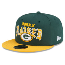 Бейсболка Green Bay Packers New Era x Born x Raised 9FIFTY - Green/Gold Бейсболка Green Bay Packers New Era x Born x Raised 9FIFTY - Green/Gold