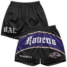 Шорты Baltimore Ravens Chalk Line Black Victorian Retro Шорты Baltimore Ravens Chalk Line Black Victorian Retro