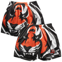 Шорты Cincinnati Bengals Chalk Line Black Big Logo Retro