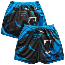 Шорты Carolina Panthers Chalk Line Blue Big Logo Retro