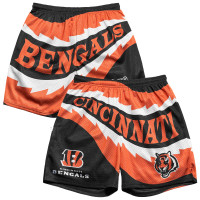 Шорты Cincinnati Bengals Chalk Line Black Saw Blade Retro