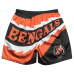 Шорты Cincinnati Bengals Chalk Line Black Saw Blade Retro