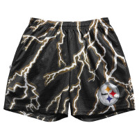 Шорты Pittsburgh Steelers Chalk Line Black Lightning Retro