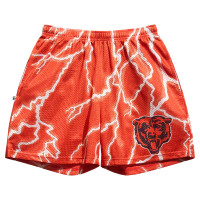 Шорты Chicago Bears Chalk Line Orange Lightning Retro