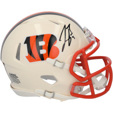 Joe Burrow Cincinnati Bengals Autographed Fanatics Authentic Riddell Retro Speed Mini Helmet