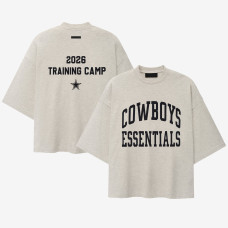 Футболка Dallas Cowboys Fear of God Heather Gray Training Camp Boxy