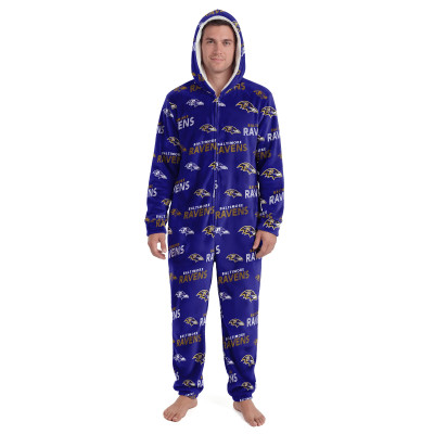 Unisex Baltimore Ravens Concepts Sport Purple Sidekick Union Suit