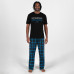 Carolina Panthers Concepts Sport Black Highland Sleep Set Carolina Panthers Concepts Sport Black Highland Sleep Set