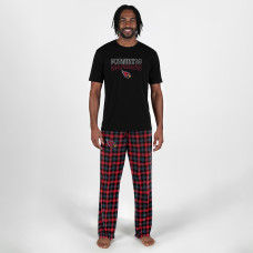 Arizona Cardinals Concepts Sport Black Highland Sleep Set Arizona Cardinals Concepts Sport Black Highland Sleep Set