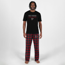 Atlanta Falcons Concepts Sport Black Highland Sleep Set Atlanta Falcons Concepts Sport Black Highland Sleep Set