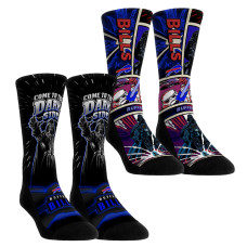 Носки 2 пары Unisex Buffalo Bills Rock Em Socks Star Wars Empire