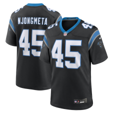 Джерси Carolina Panthers Maema Njongmeta Nike Black Game Джерси Carolina Panthers Maema Njongmeta Nike Black Game