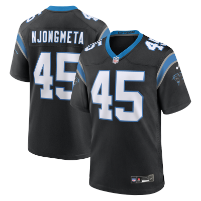 Джерси Carolina Panthers Maema Njongmeta Nike Black Game