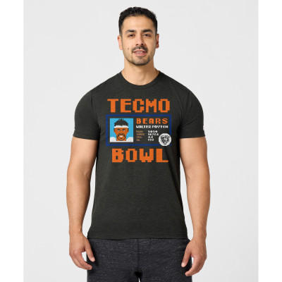 Футболка Unisex Chicago Bears Walter Payton Homage Charcoal Tecmo Bowl Retired Graphic Tri-Blend