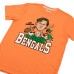 Футболка Unisex Cincinnati Bengals Joe Burrow Homage Orange Caricature Graphic Tri-Blend