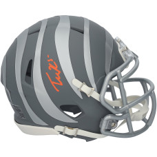 Tee Higgins Cincinnati Bengals Autographed Fanatics Authentic Riddell Slate Speed Mini Helmet