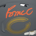 Rome Odunze Chicago Bears Autographed Fanatics Authentic Riddell Slate Speed Mini Helmet