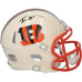 Tee Higgins Cincinnati Bengals Autographed Fanatics Authentic Riddell Retro Speed Mini Helmet