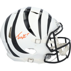 Tee Higgins Cincinnati Bengals Autographed Fanatics Authentic Riddell 2022 Alternate Speed Authentic Helmet
