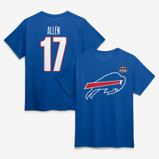 Футболка Buffalo Bills Josh Allen Royal USA 250 Name & Number