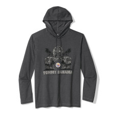 Толстовка Pittsburgh Steelers Tommy Bahama Black Backfield Bay