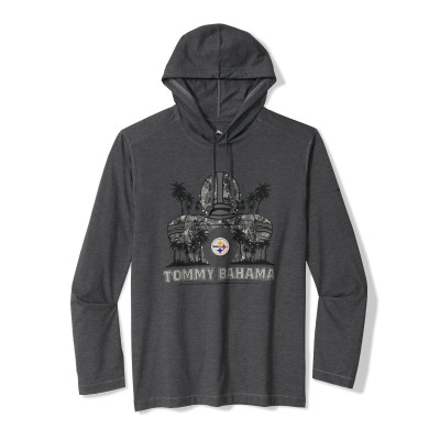 Толстовка Pittsburgh Steelers Tommy Bahama Black Backfield Bay