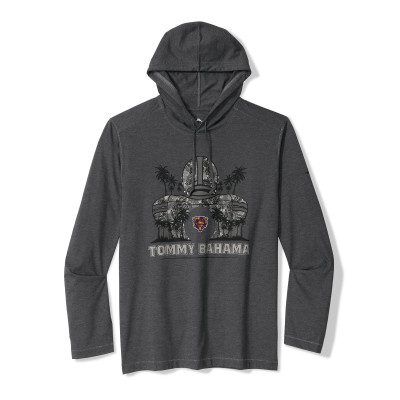 Толстовка Chicago Bears Tommy Bahama Black Backfield Bay