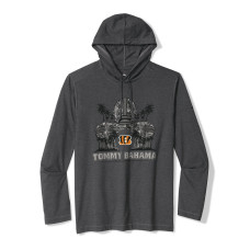 Толстовка Cincinnati Bengals Tommy Bahama Black Backfield Bay