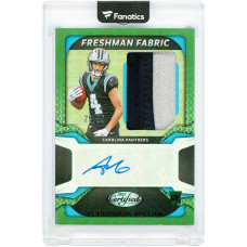 Карточка Tetairoa McMillan Carolina Panthers Autographed 2025 Panini Certified Dual-Color Relic Green #FBC-TMN #25/25 Карточка Tetairoa McMillan Carolina Panthers Autographed 2025 Panini Certified Dual-Color Relic Green #FBC-TMN #25/25