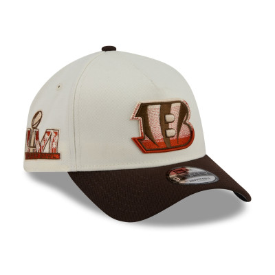 Бейсболка Cincinnati Bengals New Era Cream/Brown Pumpkin Spice A-Frame 9FORTY
