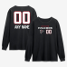 Именная футболка с длинным рукавом Atlanta Falcons Black Touchdown Wordmark Name & Number Именная футболка с длинным рукавом Atlanta Falcons Black Touchdown Wordmark Name & Number