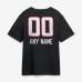 Именная футболка Atlanta Falcons Black Touchdown Wordmark Name & Number