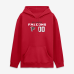 Именная толстовка Atlanta Falcons Red Touchdown Wordmark Name & Number